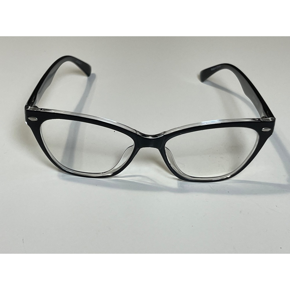 Zenni Optical Black Clear Cat Eye Eyeglass Frames only 283621